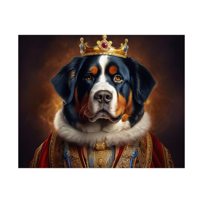 Bernese Mountain Dog Renaissance Pet Portrait Print, Art Print, Wall Art, Wall Prints, Dog Wall Art
