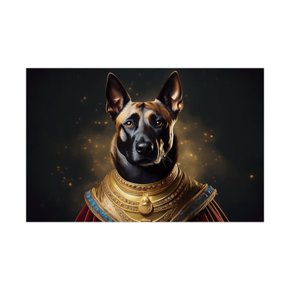 Belgian Malinois Renaissance Dog  Portrait Wall Print, Art Print, Art Print, Animal Lover Home Decor, Dog Wall Art, wall art