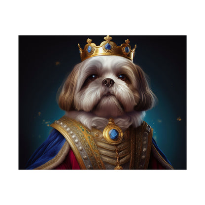 Shih Tzu Renaissance Pet Portrait Print | Dog Lover Wall Art | Dog Memorial Gift | Wall Art | Wall Print