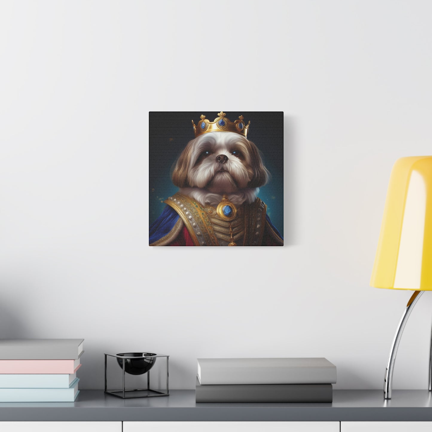 Shih Tzu Renaissance Pet Portrait on Canvas | wall art, wall print, dog portrait, dog art