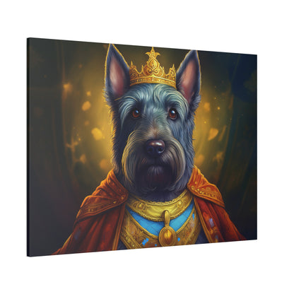 Scottish Terrier Renaissance Pet Portrait on Canvas | Wall art, wall print, dog portrait, dog art