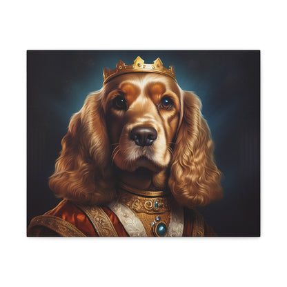 Cocker Spaniel Renaissance Pet Portrait on Canvas | Wall art | wall print