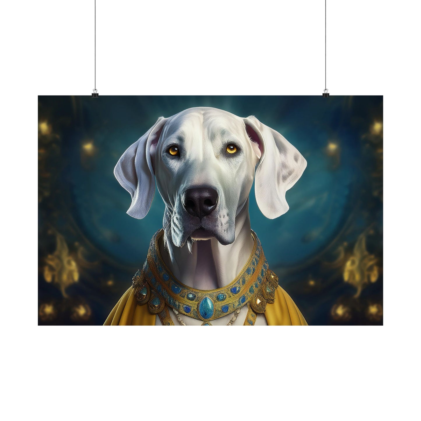 Great Dane Dog Renaissance Art Print |  Wall art | Wall Print
