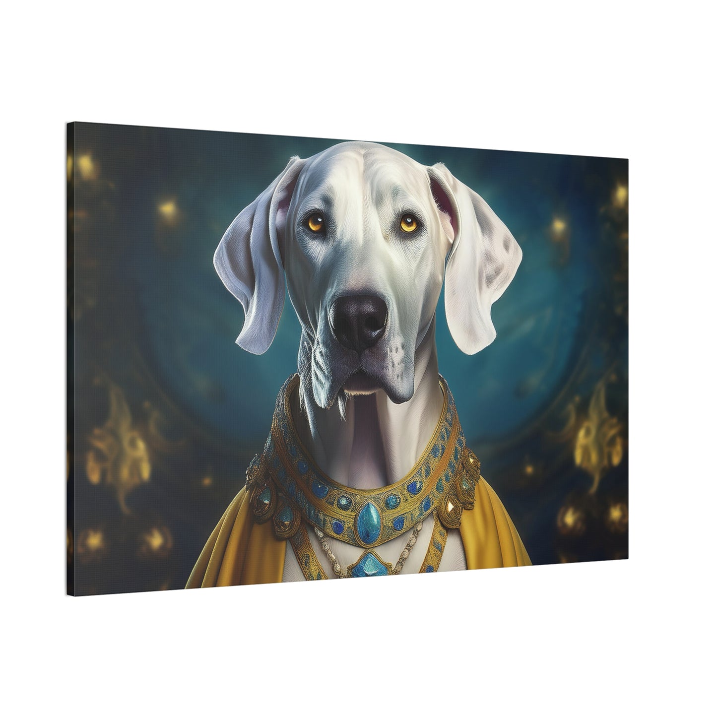 Great Dane Renaissance Pet Portrait  - Canvas, wall art, wall print, dog portrait, dog art