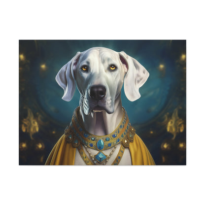 Great Dane Pet Portrait Renaissance - Canvas, wall art, wall print, dog portrait, dog art