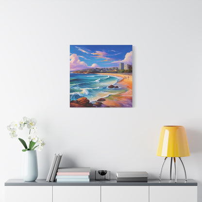 Coogee Beach Australia Coastal Canvas Art | Style 1 | Wall Art | Wall Print