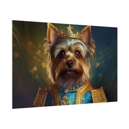 Yorkshire Terrier Dog Renaissance Pet Portrait Print | Wall Art | Wall Print | Dog Art