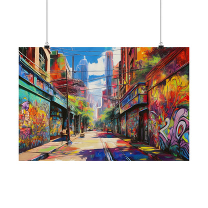 Melbourne Street Graffiti Australia Print | Style 2 | Wall Art | Wall Print