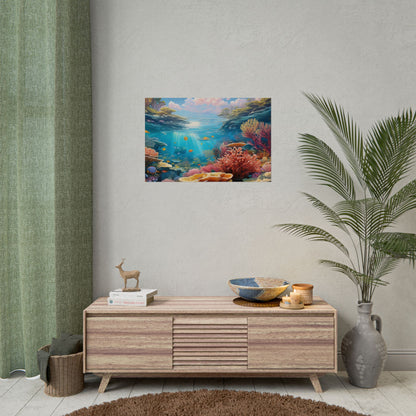 Great Barrier Reef  Australia Coastal Print | Style 3 | Wall Art | Wall Print