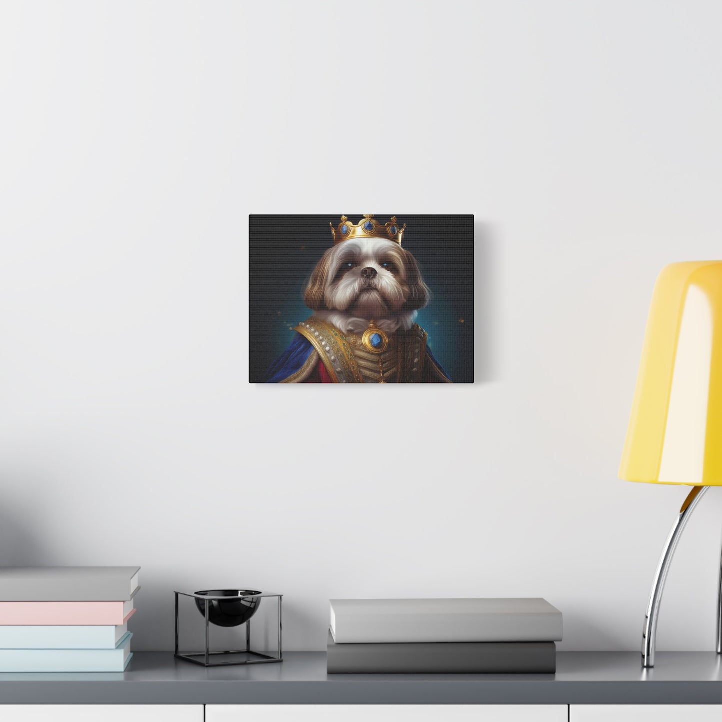 Shih Tzu Renaissance Pet Portrait on Canvas | wall art, wall print, dog portrait, dog art