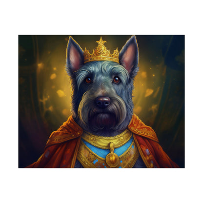 Scottish Terrier Renaissance Pet Portrait Print, Dog Lover Wall Art, Animal Artwork, wall prints, wall art, Dog Memorial Gift