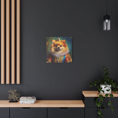 Pomeranian  Renaissance  Pet Portrait - Canvas - dog art, dog portait, wall art, wall print
