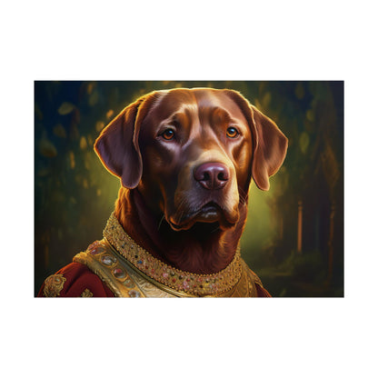 Chesapeake Bay Retriever Dog Renaissance Pet Portrait Print, Animal Lover print, Dog Wall Art, wall print, wall art