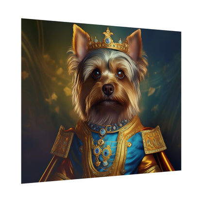 Yorkshire Terrier Dog Renaissance Pet Portrait Print | Wall Art | Wall Print | Dog Art