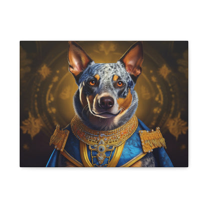 Australian Cattle Dog Renaissance Pet Portrait on Canvas | wall art |  wall print