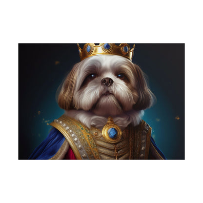 Shih Tzu Renaissance Pet Portrait Print | Dog Lover Wall Art | Dog Memorial Gift | Wall Art | Wall Print