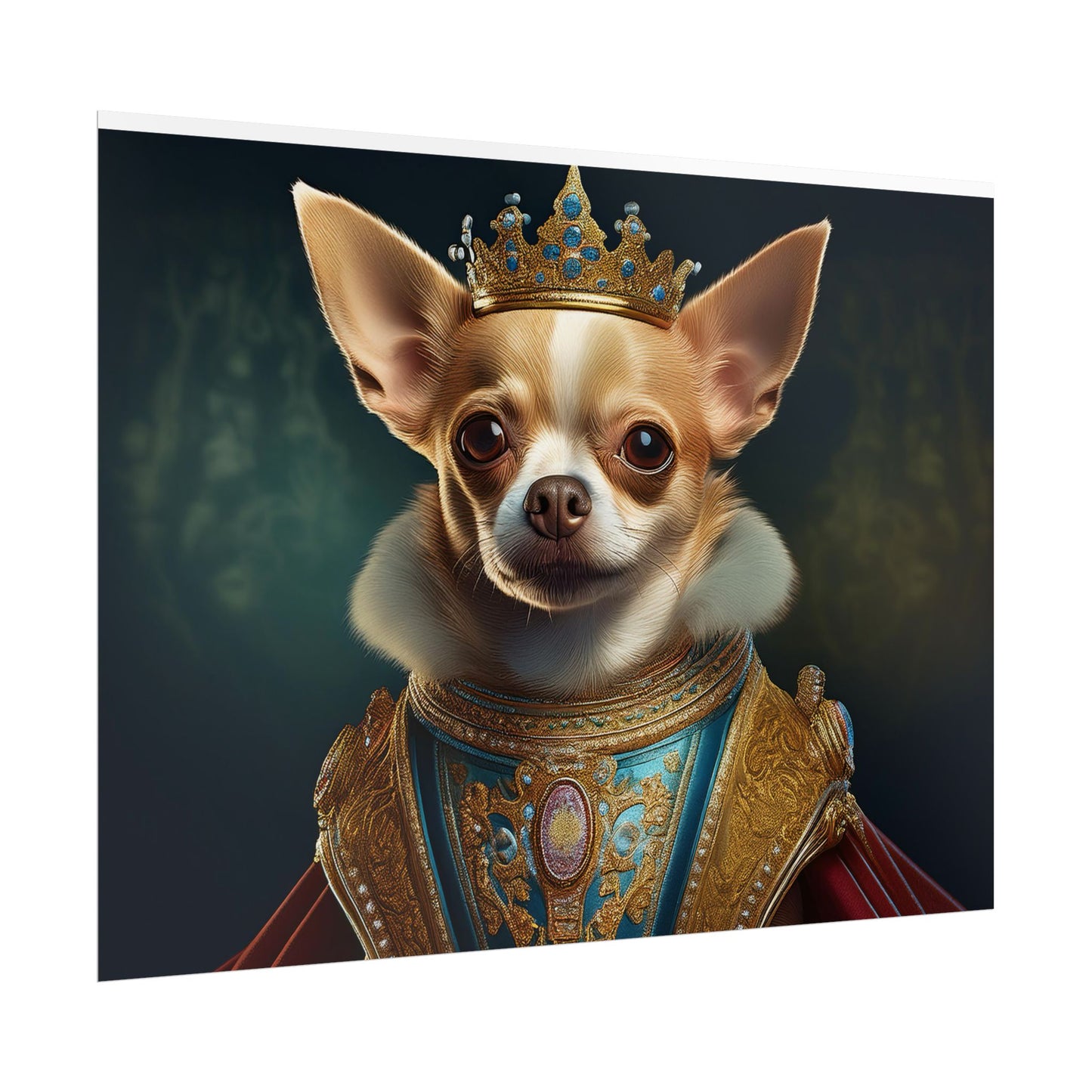 Chihuahua Dog Renaissance Pet Portrait Print | Wall print | Wall art