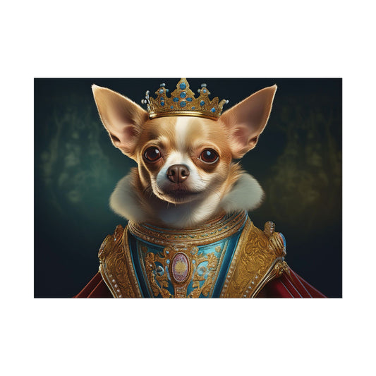 Chihuahua Dog Renaissance Pet Portrait Print | Wall print | Wall art