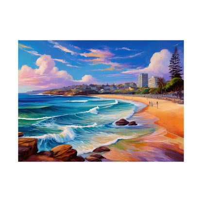 Coogee Beach Australia Coastal Print | Style 1 | Wall Art | Wall Print