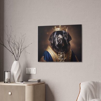 Newfoundland Renaissance Pet Portrait on Canvas | wall art | wall print