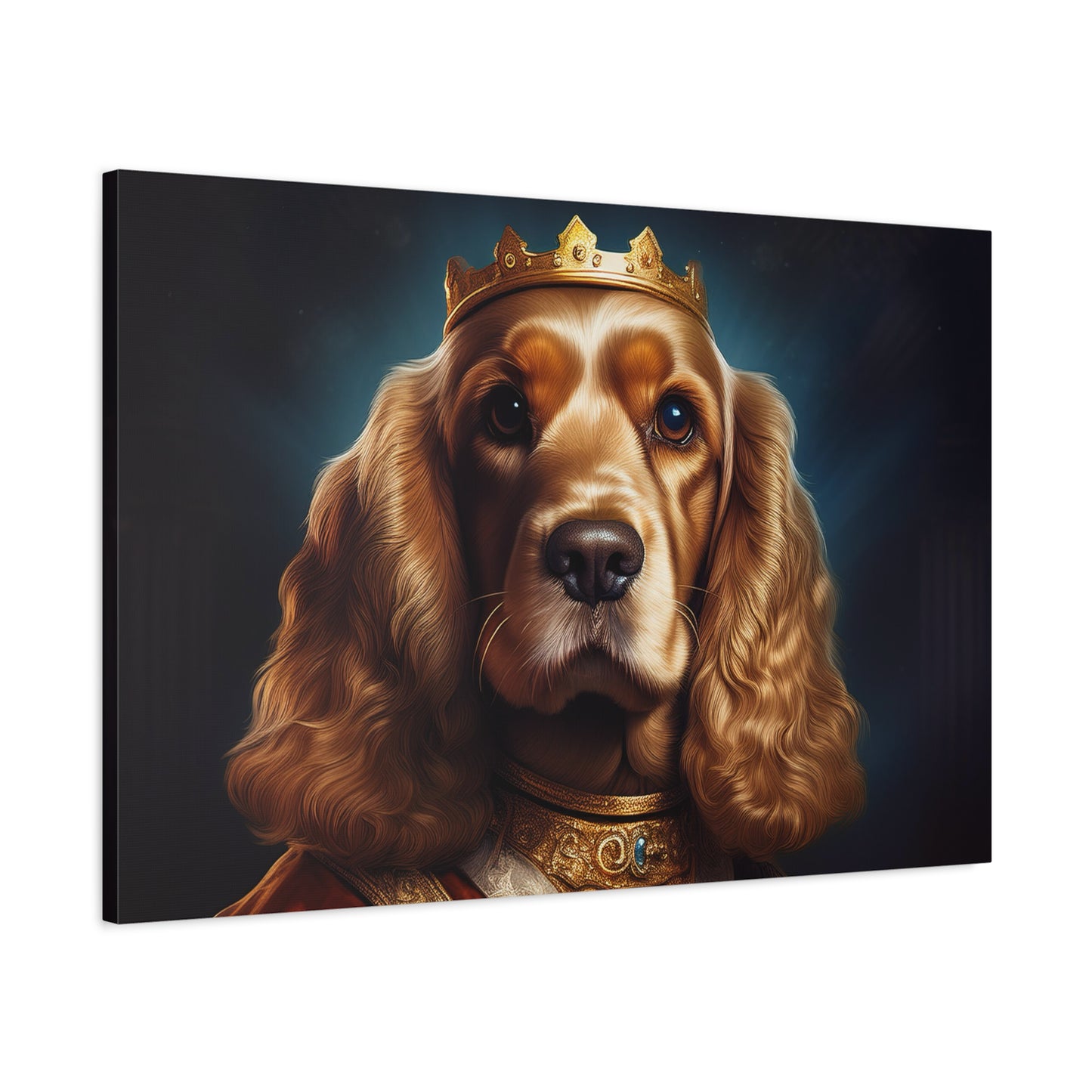 Cocker Spaniel Renaissance Pet Portrait on Canvas | Wall art | wall print