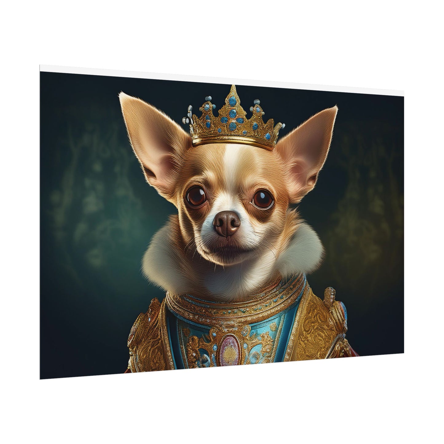 Chihuahua Dog Renaissance Pet Portrait Print | Wall print | Wall art