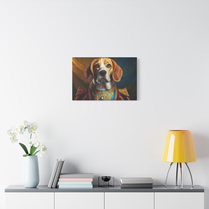 Beagle Renaissance Pet Dog Portrait  - Canvas, wall art, wall print, dog portrait, dog art