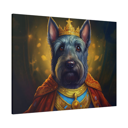 Scottish Terrier Renaissance Pet Portrait on Canvas | Wall art, wall print, dog portrait, dog art