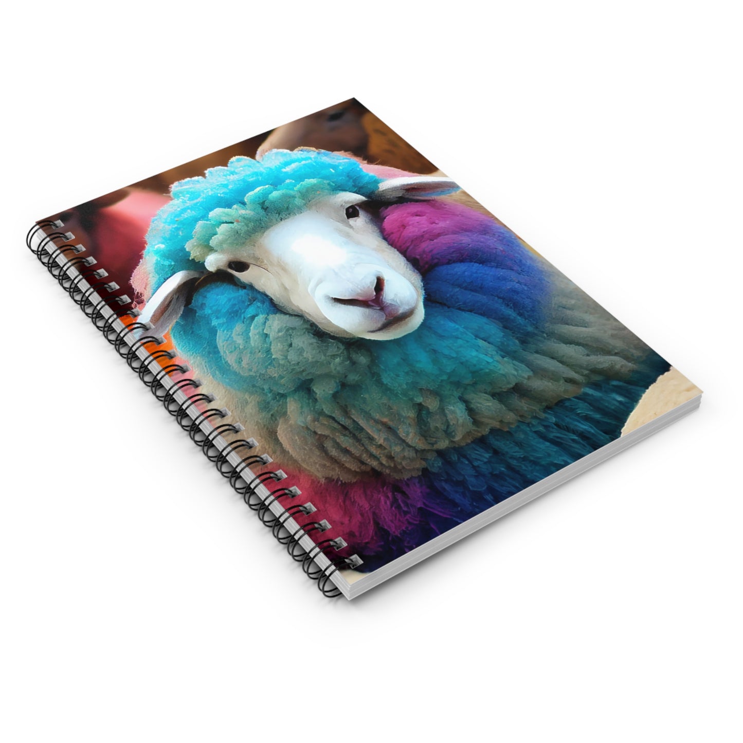 Rainbow Sheep -  Spiral Notebook