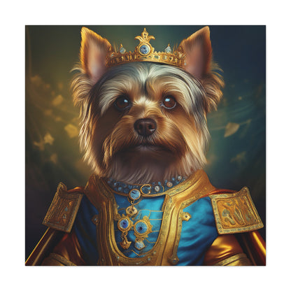 Yorkshire Terrier Renaissance Pet Portrait on Canvas | Wall Art | Wall Print | Dog Art