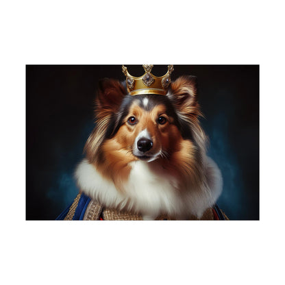Shetland Sheepdog Renaissance Dog Portrait Art Print, Wall Decor Gift, Animal Lover Home Decor, Dog Wall Art