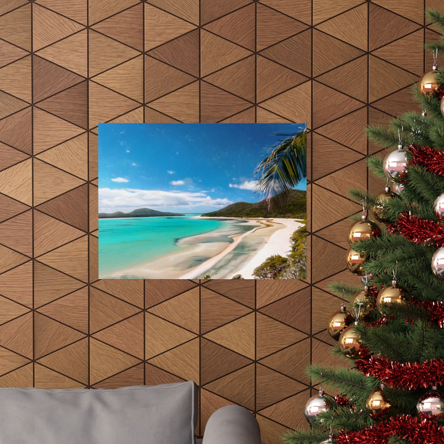 Whitehaven Beach Australia Coastal Print | Style 1 | Wall Art | Wall Print