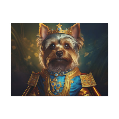 Yorkshire Terrier Renaissance Pet Portrait on Canvas | Wall Art | Wall Print | Dog Art