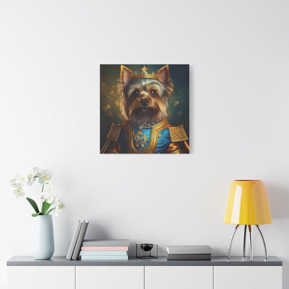 Yorkshire Terrier Renaissance Pet Portrait on Canvas | Wall Art | Wall Print | Dog Art