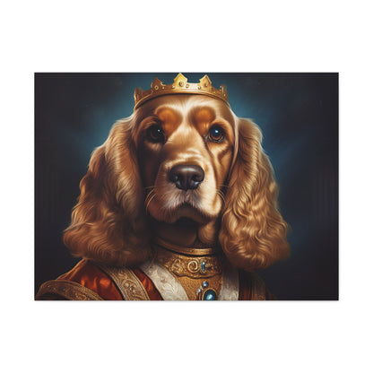Cocker Spaniel Renaissance Pet Portrait on Canvas | Wall art | wall print