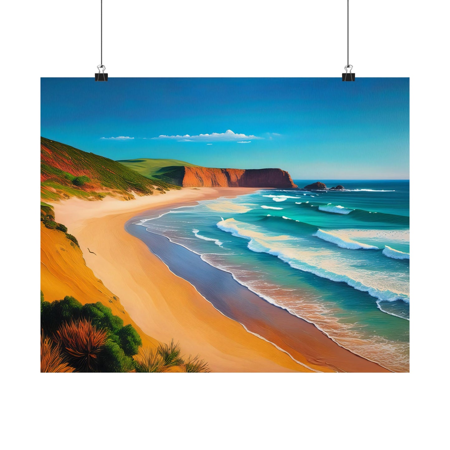 Bells Beach Australia Coastal Print | Style 1 | Wall Art | Wall Print