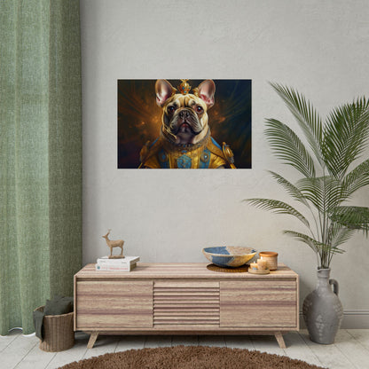 French Bulldog Renaissance Portrait Art Print, Wall Decor Gift, Animal Lover Home Decor, Dog Wall Art