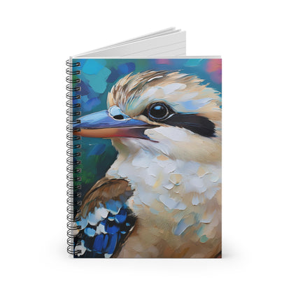Kookaburra Bird Spiral Notebook, Australian birds, bird, ornithology, journal, notes