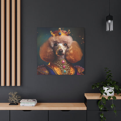 Poodle Pet Dog Renaissance Portrait on Canvas | Wall art | wall print