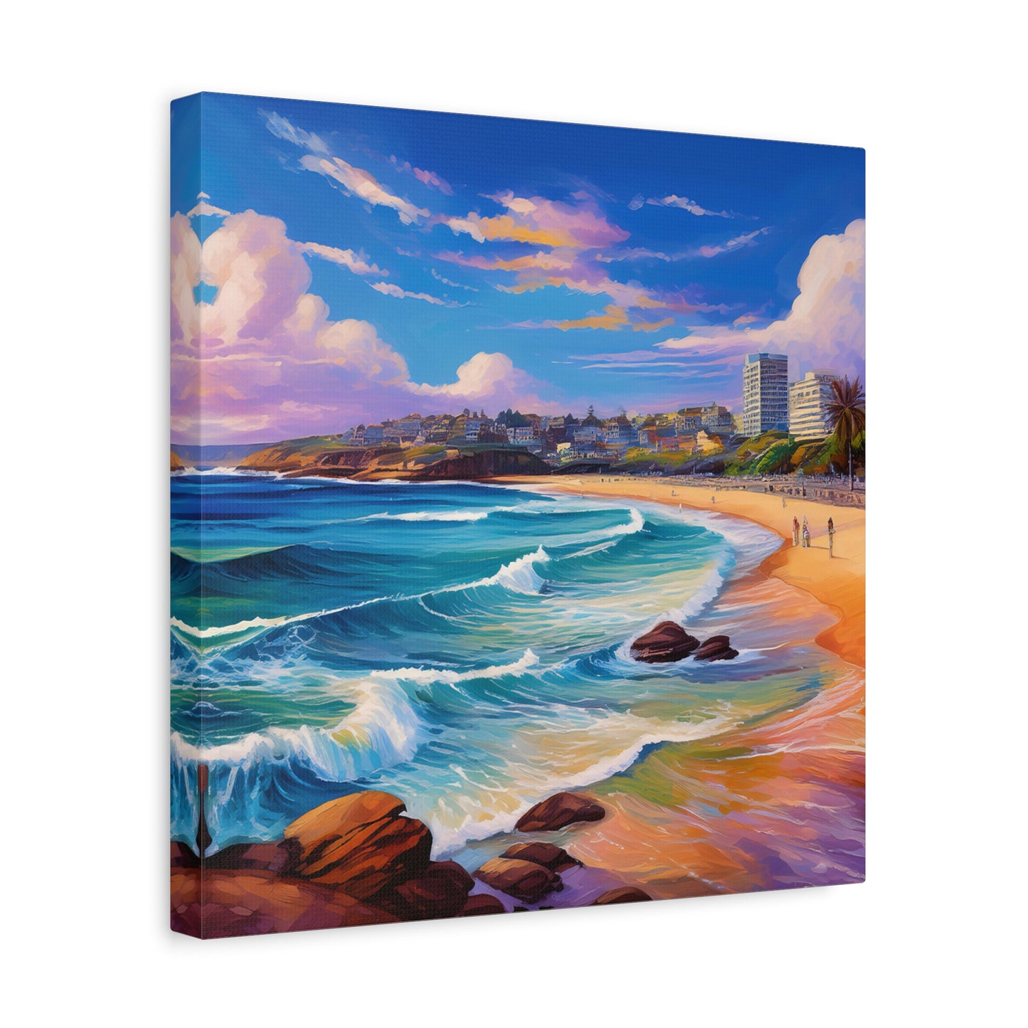 Coogee Beach Australia Coastal Canvas Art | Style 1 | Wall Art | Wall Print