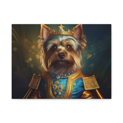 Yorkshire Terrier Renaissance Pet Portrait on Canvas | Wall Art | Wall Print | Dog Art