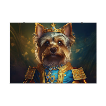 Yorkshire Terrier Dog Renaissance Pet Portrait Print | Wall Art | Wall Print | Dog Art