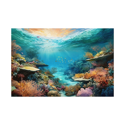 Great Barrier Reef  Australia Coastal Print | Style 2 | Wall Art | Wall Print