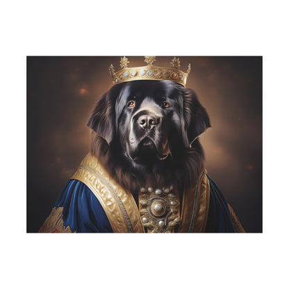 Newfoundland Renaissance Pet Portrait on Canvas | wall art | wall print