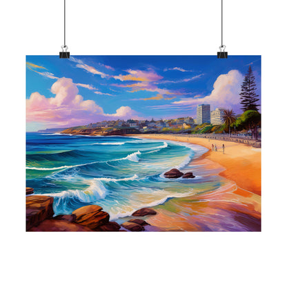 Coogee Beach Australia Coastal Print | Style 1 | Wall Art | Wall Print