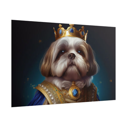 Shih Tzu Renaissance Pet Portrait Print | Dog Lover Wall Art | Dog Memorial Gift | Wall Art | Wall Print