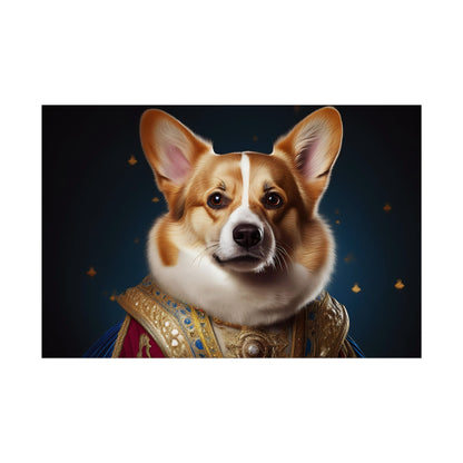 Pembroke Welsh Corgi Renaissance Pet Portrait Print | Wall Art | Wall Print | Dog Art