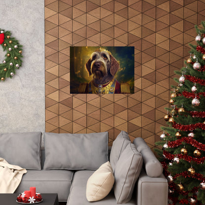 Wirehaired Pointing Griffon Renaissance Pet Portrait Print,  Dog Lover Wall Art, Animal Artwork, Canine Decor, Dog Memorial Gift