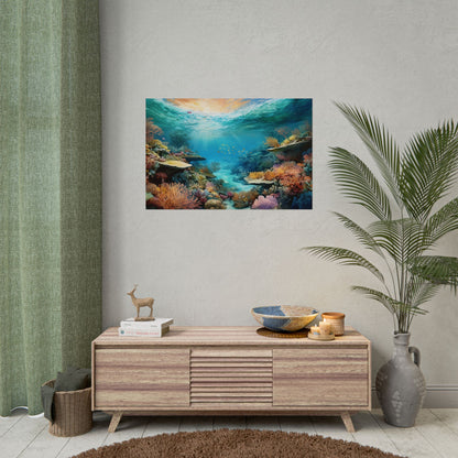 Great Barrier Reef  Australia Coastal Print | Style 2 | Wall Art | Wall Print