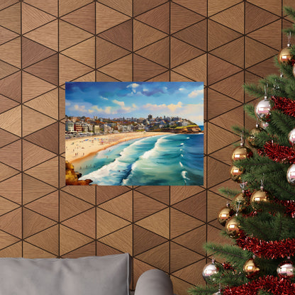 Bondi Beach Australia Coastal Print | Style 1 | Wall Art | Wall Print